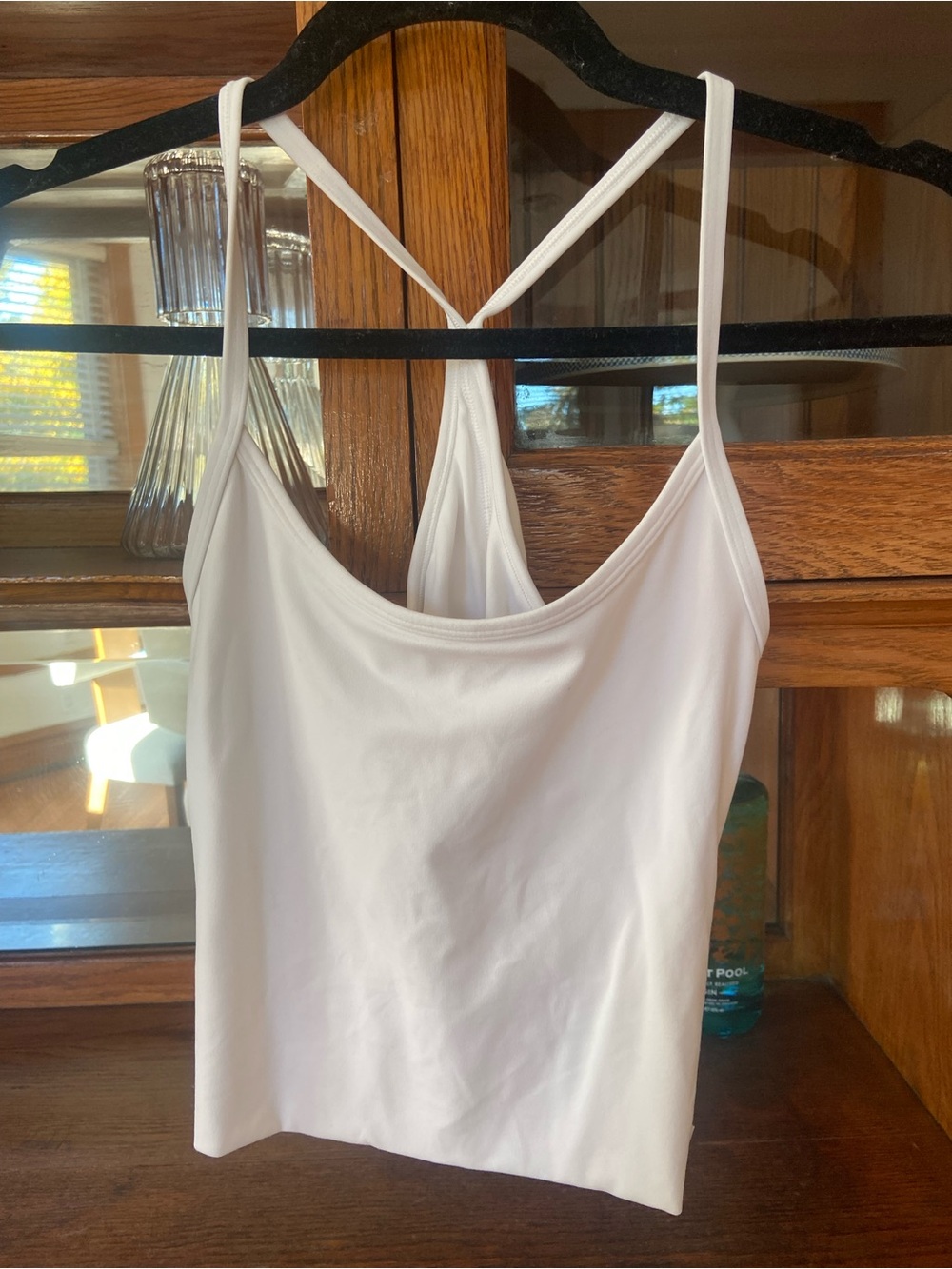 Vuori White Racerback Tank